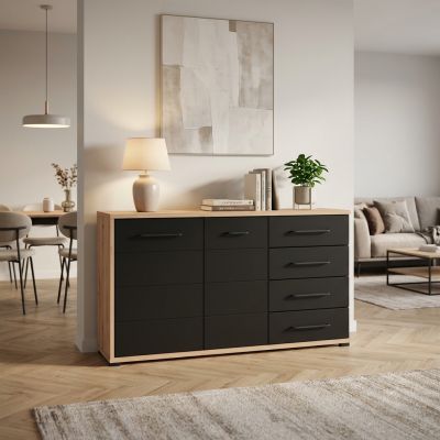 ELLIE - madia due ante quattro cassetti moderna