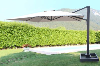 ERCOLE - ombrellone da giardino in alluminio