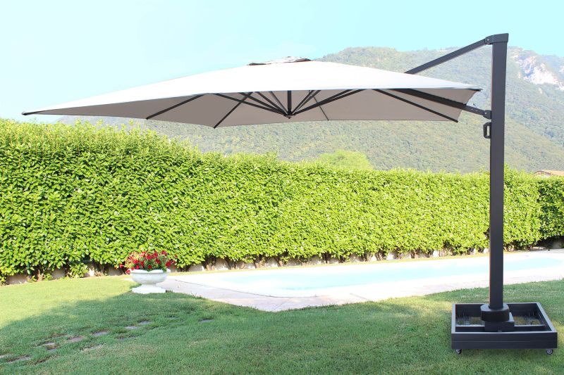 ERCOLE - ombrellone da giardino in alluminio