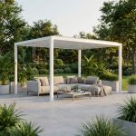 NIMBUS - pergola bioclimatica in alluminio 3x4
