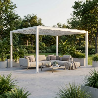 NIMBUS - pergola bioclimatica in alluminio 3x4