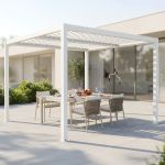 NIMBUS - pergola bioclimatica in alluminio 4x4