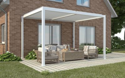 NIMBUS - pergola bioclimatica in alluminio 4x4