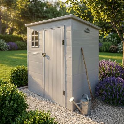 GAGGY - casetta in resina da giardino porta attrezzi