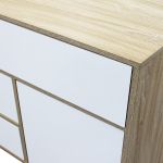 TETLIS - madia moderna con tre cassetti e un'anta