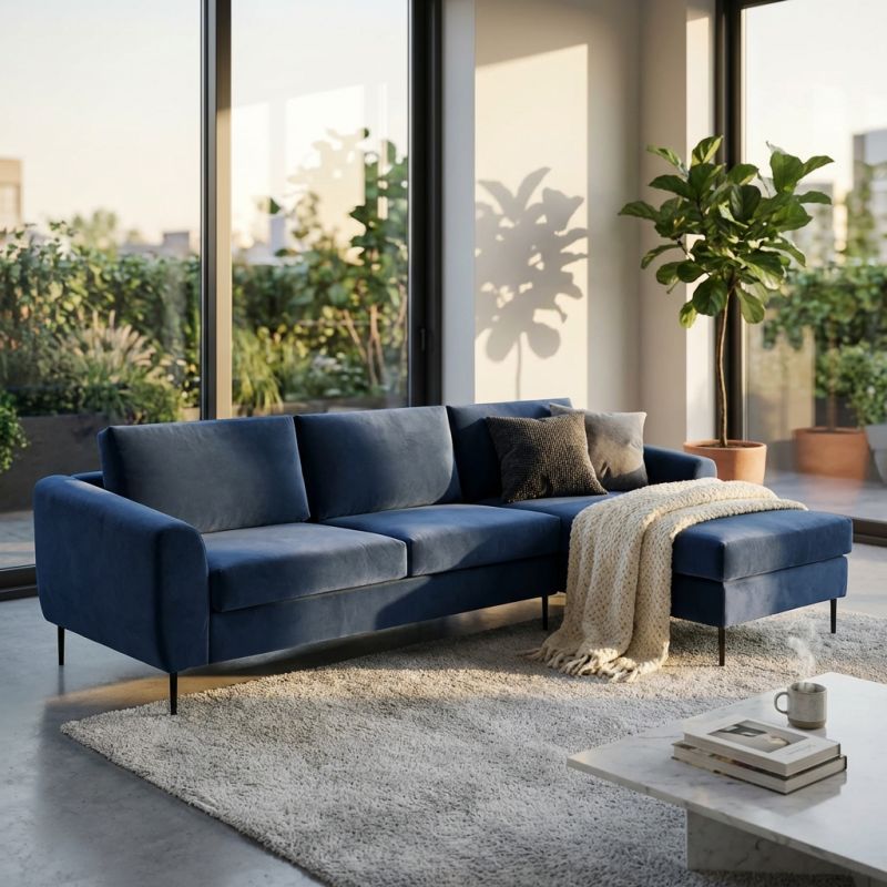 MAX - divano con chaise lounge
