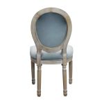 OVAL BACK - sedia vintage in velluto