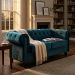 CHESTERFIELD - divano vintage in velluto