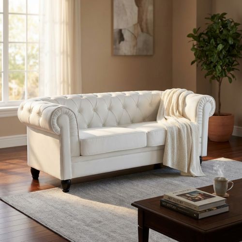CHESTERFIELD - divano vintage in ecopelle