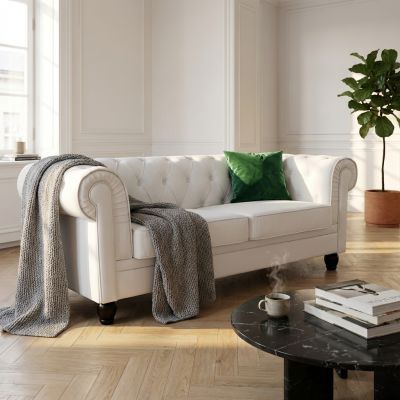 CHESTERFIELD - divano vintage in ecopelle