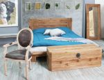 PEZ - letto in legno di pino invecchiato