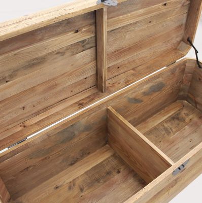 PEZ - baule in legno di pino riciclato