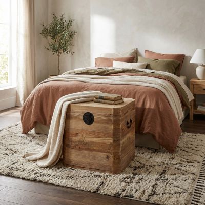 PEZ - baule in legno di pino riciclato