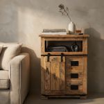 BEILY - mobiletto legno di mango 3 cassetti