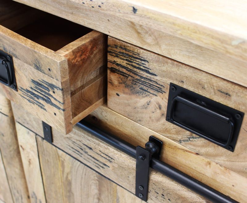 BEILY - madia legno di mango quattro cassetti