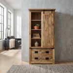 BEILY - credenza legno di mango quattro cassetti