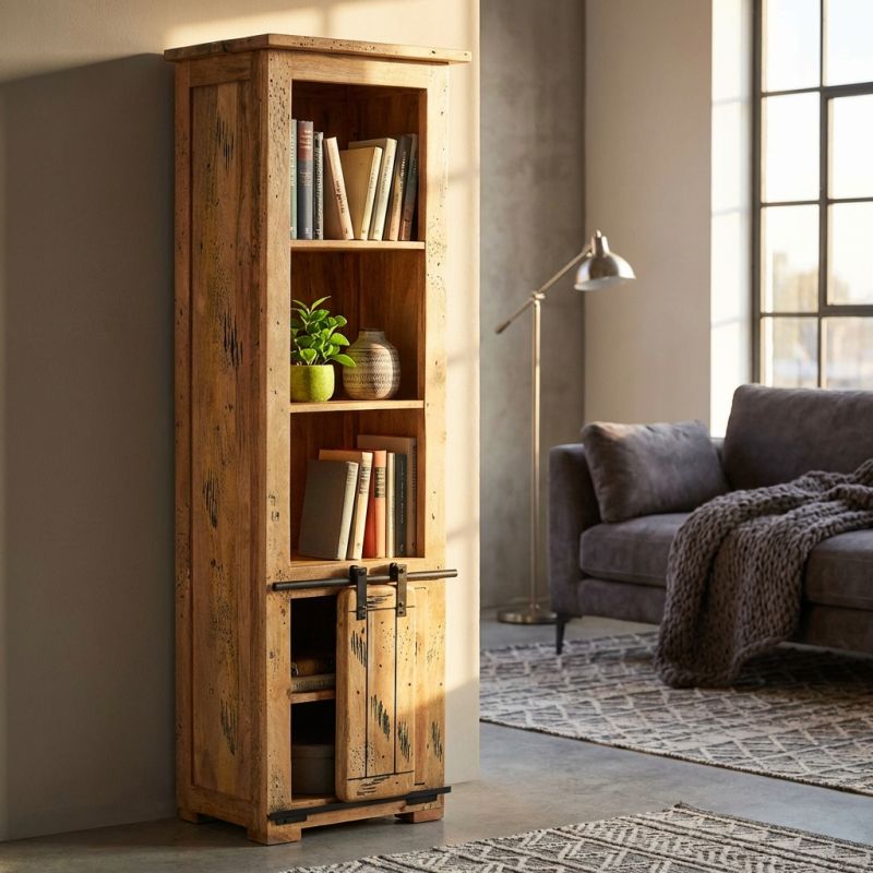 BEILY - libreria legno di mango