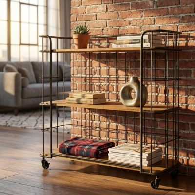 JO - libreria industrial con ruote