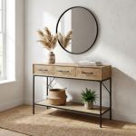 SIMON - consolle per ingresso in legno