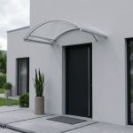 AKARI - pensilina in policarbonato porta ingresso 120 x 140 cm