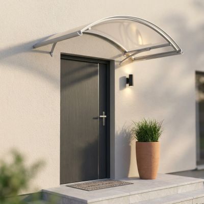 AKARI - pensilina in policarbonato porta ingresso 120 x 140 cm