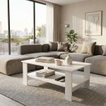BERRY - tavolino da salotto moderno cm 100 x 55 x 41 h