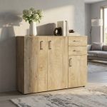 GODWIN - madia moderna con 2 cassetti e tre ante