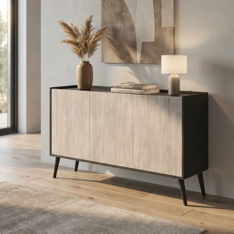 BJORN - madia di design con 3 ante