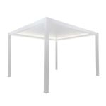 FIREBOLT - pergola bioclimatica motorizzata con led in alluminio 4 x 4 m