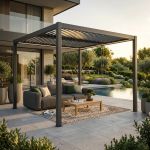 NIMBUS - pergola bioclimatica in alluminio 3 x 3 m
