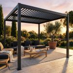 NIMBUS - pergola bioclimatica in alluminio 3 x 3 m