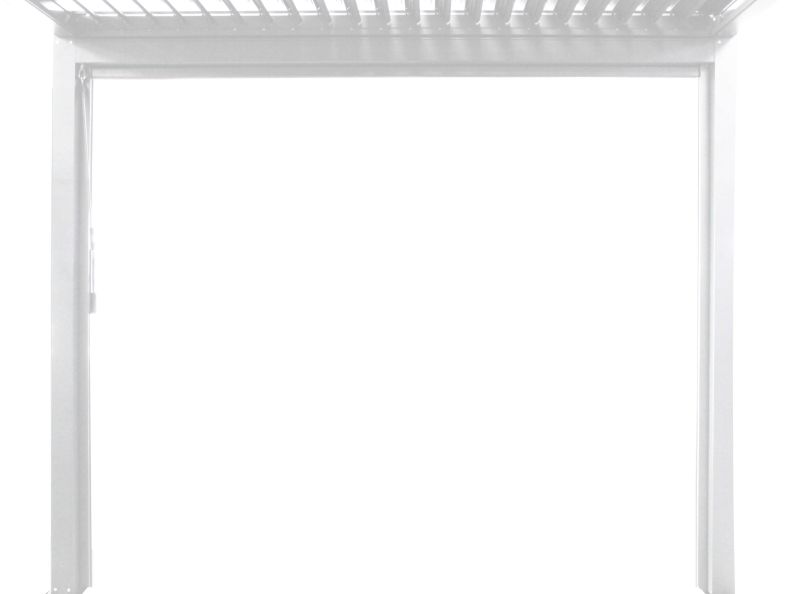 Laterale in PVC per lato da 3 m pergola bioclimatica