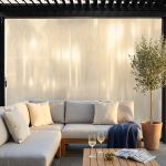 Laterale in PVC per lato da 4 m pergola bioclimatica