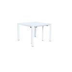 ARIZONA - set tavolo in alluminio cm 100 x 51,50/104/156/208/260 x 74 h con 6 poltrone Lotus