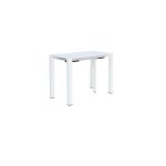 ARIZONA - set tavolo in alluminio cm 85x51,50/104/156/208/260 x 74 h con 10 poltrone Lotus