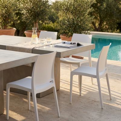 VOLGA - sedia da giardino in plastica