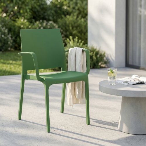 VOLGA - poltrona da giardino in plastica