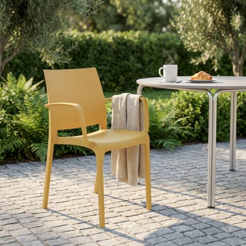 VOLGA - poltrona da giardino in plastica
