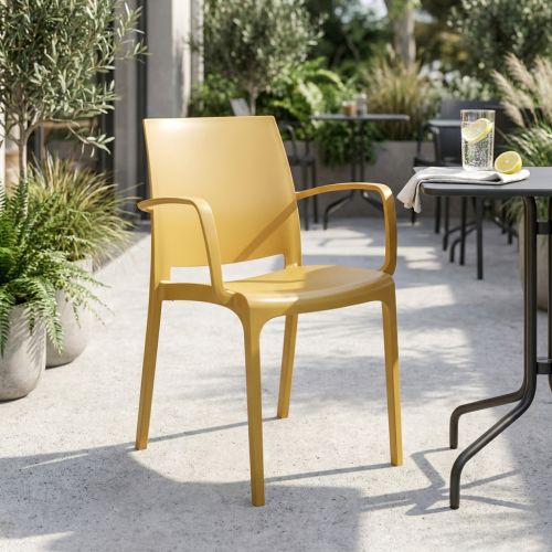 VOLGA - poltrona da giardino in plastica