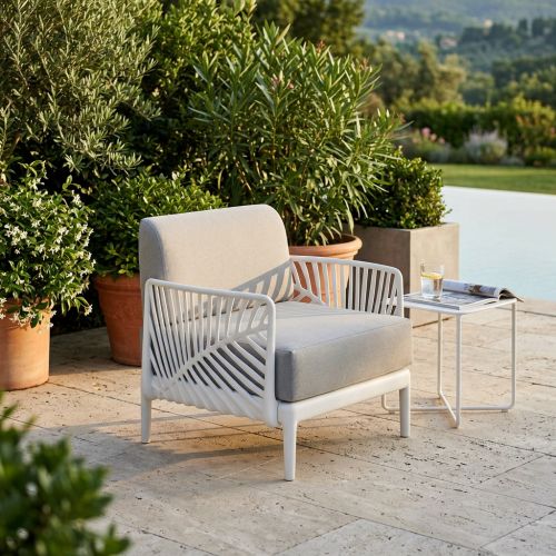 ASH - Poltrona da giardino in polipropilene