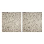 Set 2 pezzi piastra ombrellone palo laterale 50x50 cm