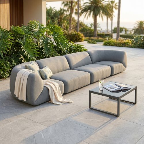 PETALUMA - Set salotto da giardino modulare