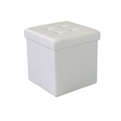 ZARA - pouf quadrato in ecopelle