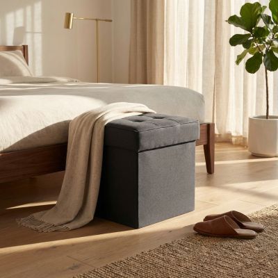 ORI - pouf quadrato in stoffa