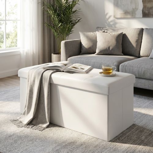 IRO - pouf rettangolare in ecopelle