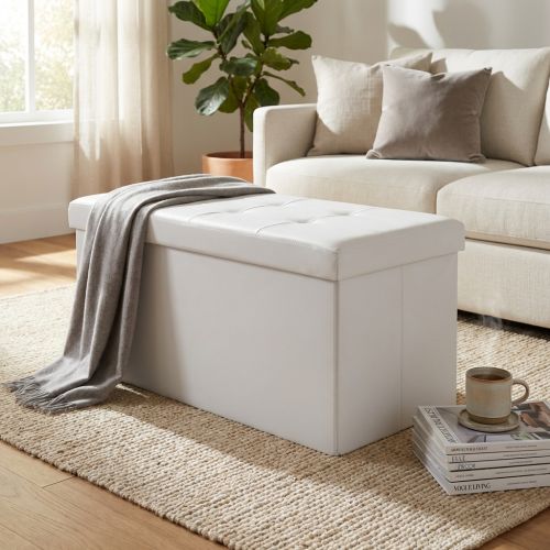 IRO - pouf rettangolare in ecopelle