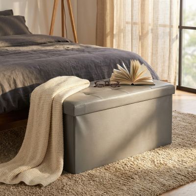 IRO - pouf rettangolare in ecopelle