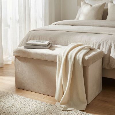 IRO - pouf rettangolare in velluto