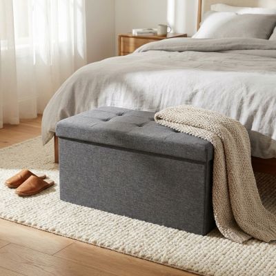 IRO - pouf rettangolare in stoffa