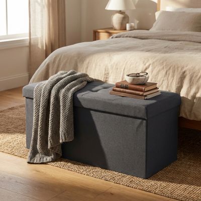 IRO - pouf rettangolare in stoffa